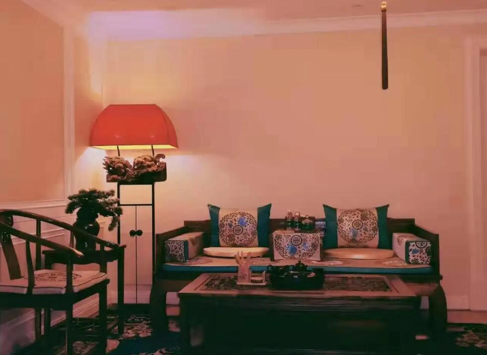 广州黄埔区会所茶馆环境一角